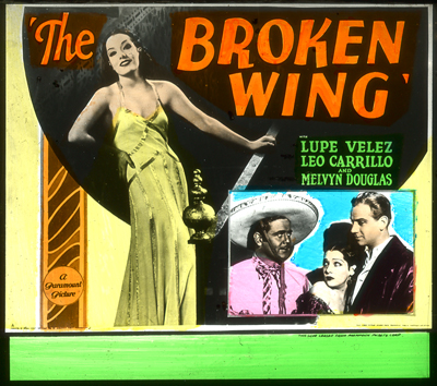 Coming attraction slide for The Broken Wing (1932)
