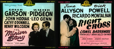 1950 MGM features The Miniver Story and Right Cross