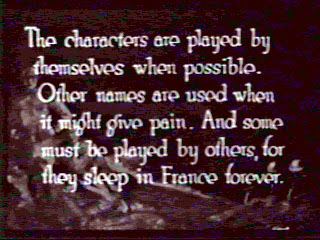 Intertitle from The Lost Battalion