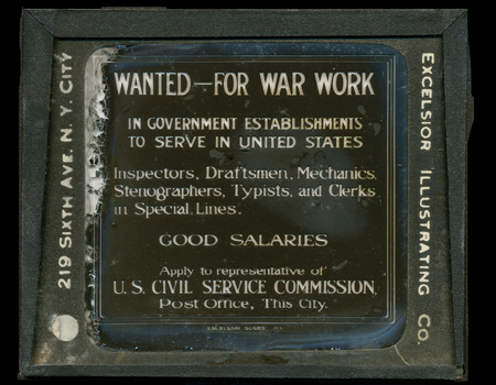 _PROP Wanted for war work (with frame)