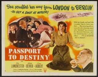 Lobby card for Passport to Destiny (1944)