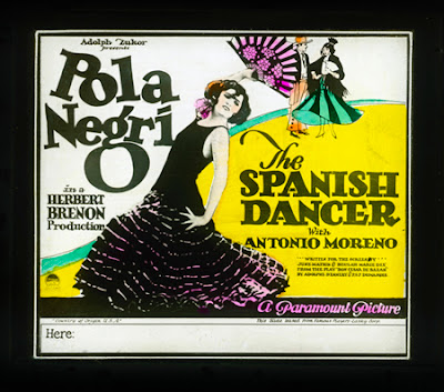 Coming attraction slide for The Spanish Dancer (1923)