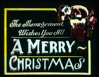 Theater Christmas slide (c. 1910-30)